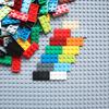 100PCS Size 2x4 Dot Plate 3020 MOC Assemble Particles DIY Building Blocks 2*4 Figures Bricks Educational Creative Toy for Kid