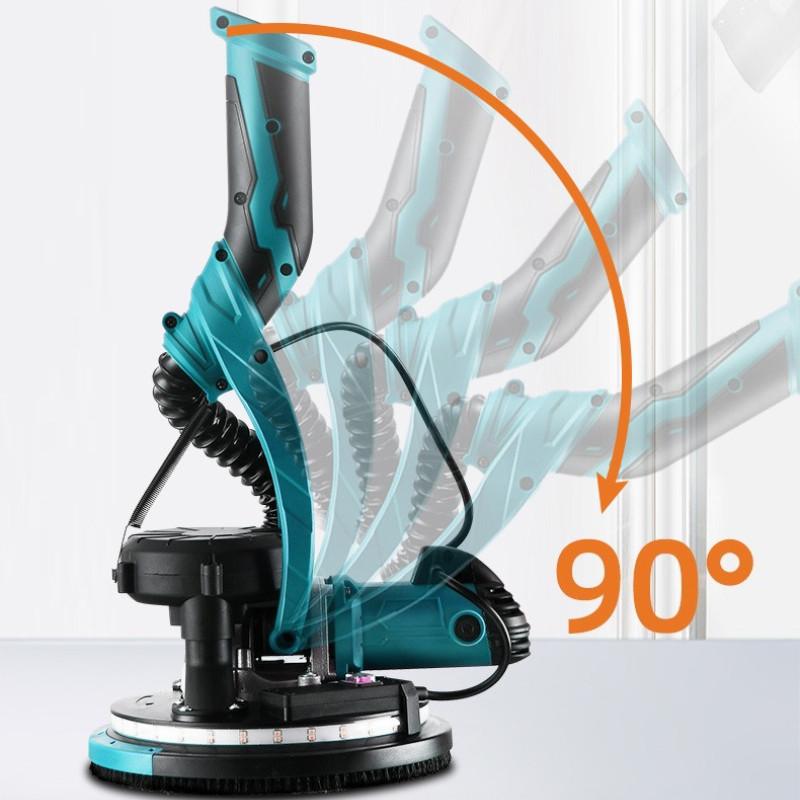 Professional Drywall Sander Foldable Electric Wall Grinder Large Handle Self-priming Wall Putty Polishing Machine
