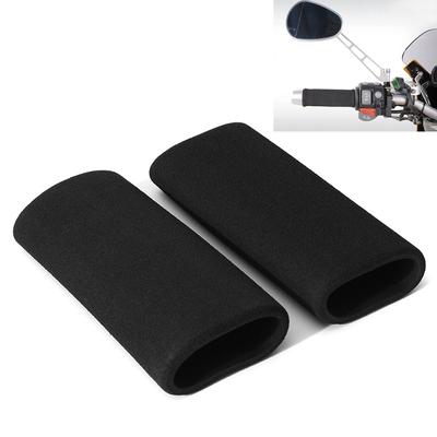 Pair Motorcycle Handlebar Grip Covers Anti-vibration Anti-slip Internal Diameter 31.7-36.8mm