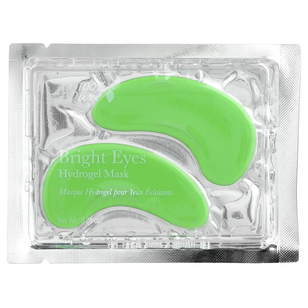 100% PURE, Bright Eyes, Hydrogel Eye Mask, 5 Sheets, 8g (0.28oz) Each
