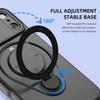 For iPhone 17 Pro Magnetic Case Rotating Kickstand TPU PC Phone Cover Compatible with MagSafe