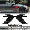 QR3 For M3 A3 A4 A5 A6 A7 S3 S4 S5 S6 S7 RS3 RS4 RS5 RS6 RS7 Car Side Vent Fender Spoiler Outflow Vent Sticker Universal