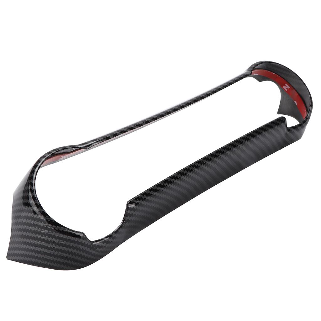 Central Kontroll Luftkonditionering Panel Kåpa Trim Ram Kolfiberstil Dekor Ersättning för