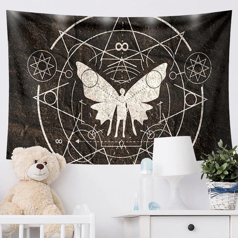 Home Wall Decoration Tapestry Mandala Psychedelic Array Hanging Cloth Office Living Room Tapestry