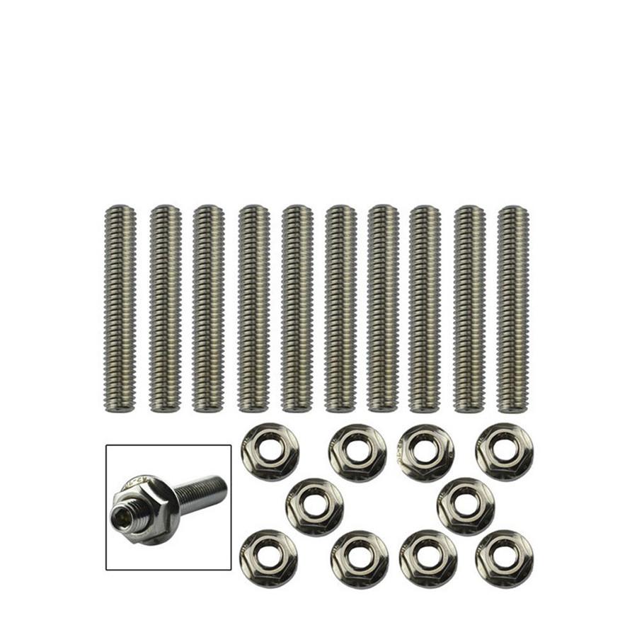 Silver Intake Manifold Extended Stud Stainless Kit For Honda B C D H F K Series