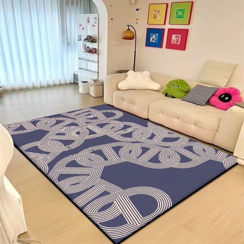 Modern Abstract Large Area Living Room Rugs Home Decoration Cute Style Bedroom Carpet Short Plush Non-slip Washable Floor Mats