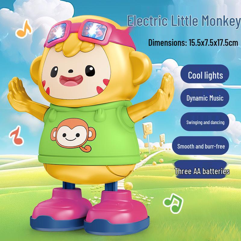Electric Rocking Penguin Toy with Lights, Music, Singing & Dancing Functions