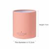 New Rose Flower Gift Box Round Solid Color Gift Packaging Paper Box Bouquet Storage Flower Arrangement Bucket Valentine's Day