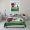 Colorful Hot Air Balloons. Bedding Sets Duvet Cover Sets Duvet Covers Pillowcases(1 * Duvet Cover 2 * Pillowcases Without Duvet Insert)