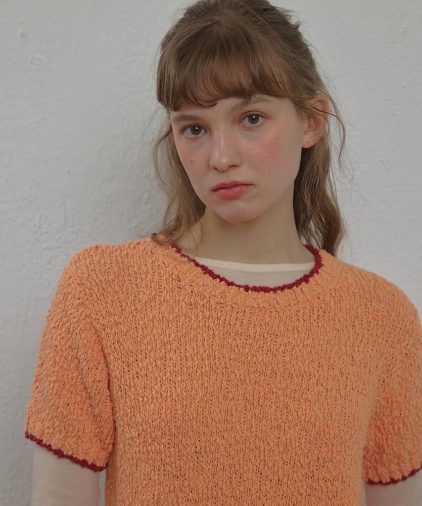 SSEMI Color Point Knit - Orange