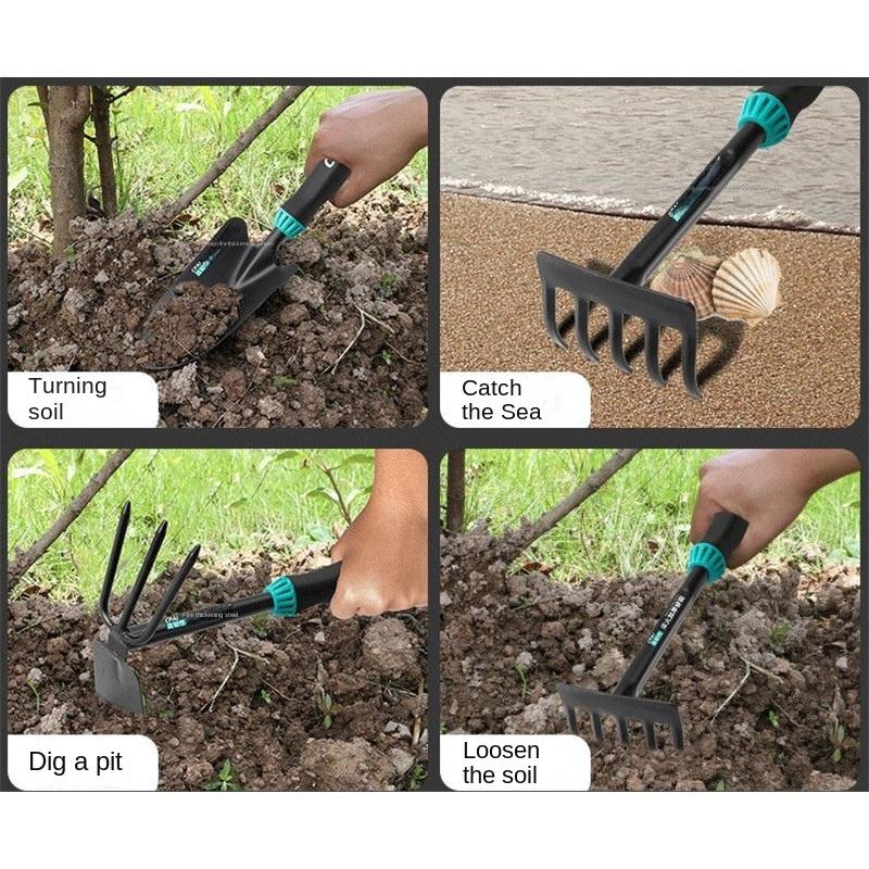 New gardening shovel set flower planting pot planting small shovel shovel outdoor digging small hoe to catch sea tools