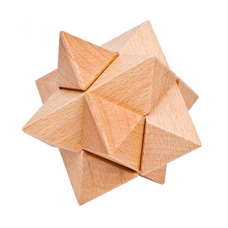 LuBan Lock Achteckiges Kugelpuzzle – Geometrisches Denkspiel – IQ-Test – Lernspielzeug für Kinder und Erwachsene – Intellektuelle Geschenke