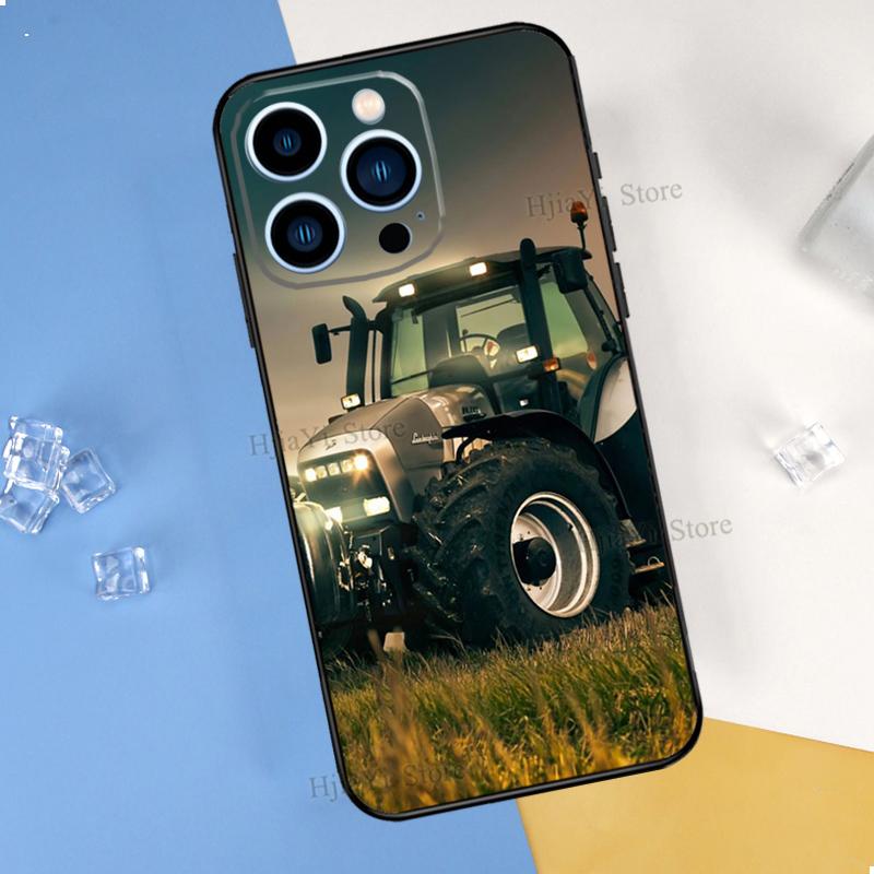 

Чехол для фермерского автомобиля и трактора для iPhone XR X XS Max 5S 6S 7 8 Plus SE 2020 11 12 13 Pro Max мини-чехол для телефона iphone 5 5S