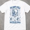 Botany Shirt, Vintage Plant Cell Diagram Science Tee, Retro Botanical Graphic Top, Botany Nerd Gift for Her, Plant Science Lover Tee