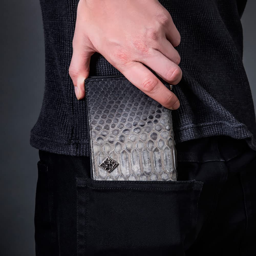 Artemis Classic Gray Python Long Wallet ACW0024