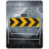 Solar LED Directional Guide Sign - Yellow Flashing