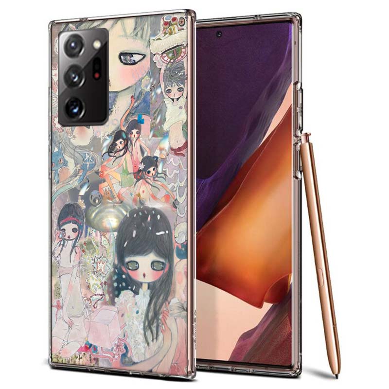 Aya Takano Gemälde Handyhülle für Samsung A55 A35 A25 A15 A07 A05S A16 A17 A26 A36 A37 A56 A57 Galaxy Note 20 10 A50S A71 A51