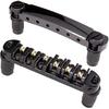 Roller Saddle Bridge ABR-1 Tune-o-matic Bridge Tailpiece Bridge For Les Paul Guitar (Black)