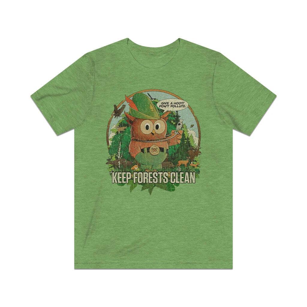 

Keep Forests Clean 1971 Vintage Men s T shirt S