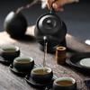 185ml Retro Ceramic Teapot Coarse Pottery Filter Kung Fu Tea Set