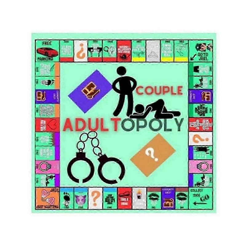 Couple Board Game Adultopoly Board Game Couple Opoly Board Game Entertainment Board Cards Games Cou