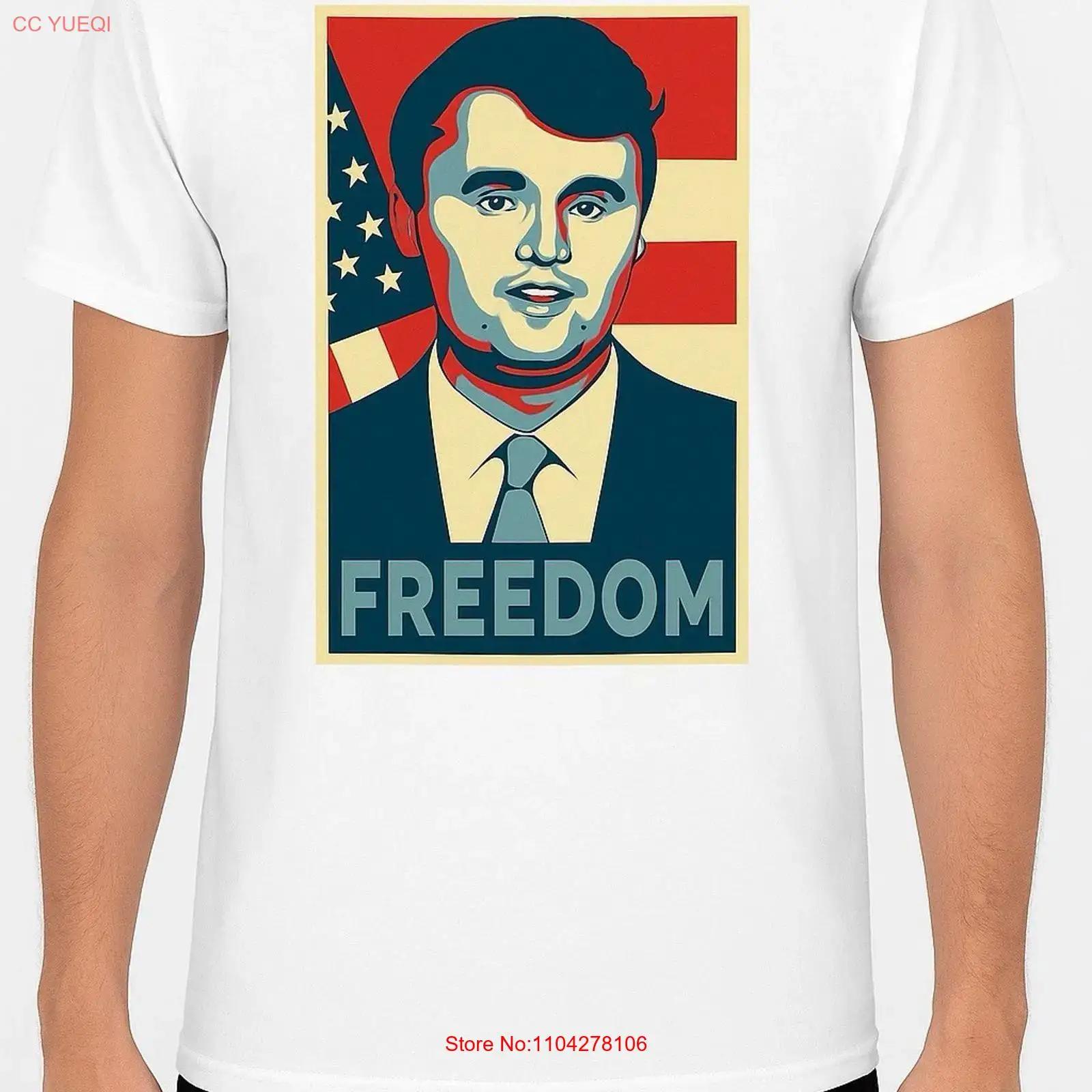 

Charlie Kirk Freedom Turning Point T shirt RIP vintage Washed streetwear Slightly Soft Comfortable homme Unisex Breathable 5XL різнокольоровий