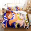 How Heavy Are The Dumbbells You Lift Bedding Set Cartoon Anime Three-piece Set Adult Kid Bedroom Duvetcover Sets 3D Kawaii Girl