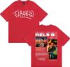 Rapper RELS B Skinny Flakk 2026 Tour Merch TShirt Unisex Fashion Hip Hop Retro Casual Short Sleeve Women And Men TShirt