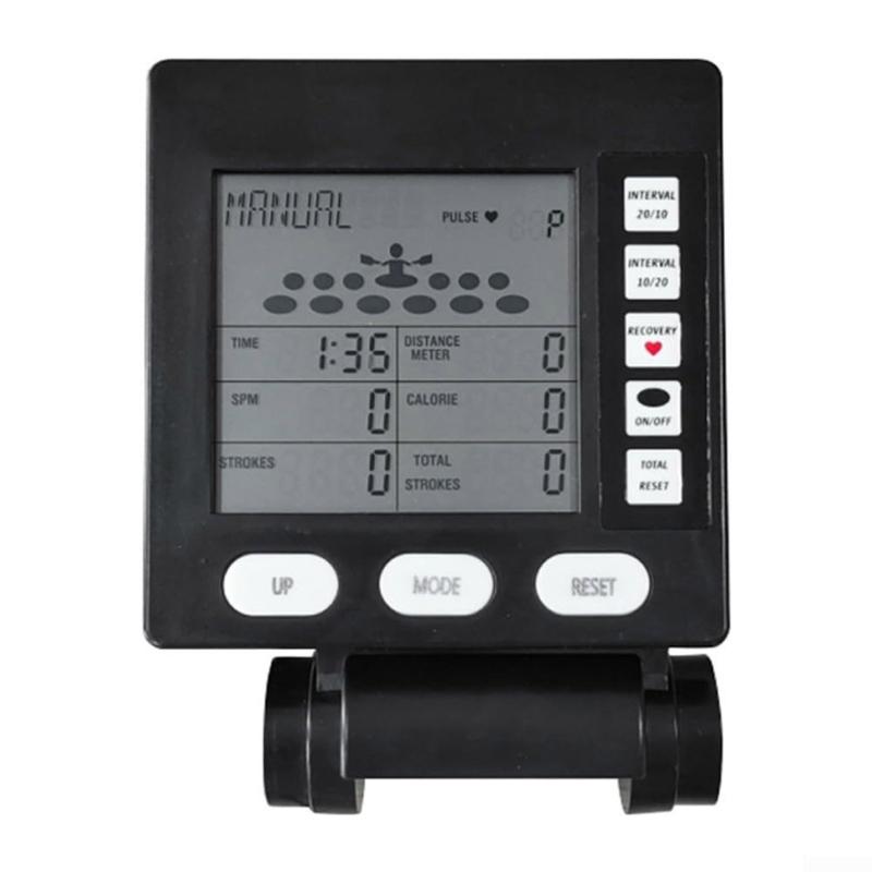Home Rowing Machine Monitor Adjustable Odometer Speedometer Counter for Home Fitness Bike Device Rowing Machine Counter