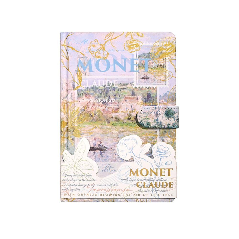 Aesthetic Student Diary Notepad Art Oil Painting Color Page Notebook Illustration Notepad Student