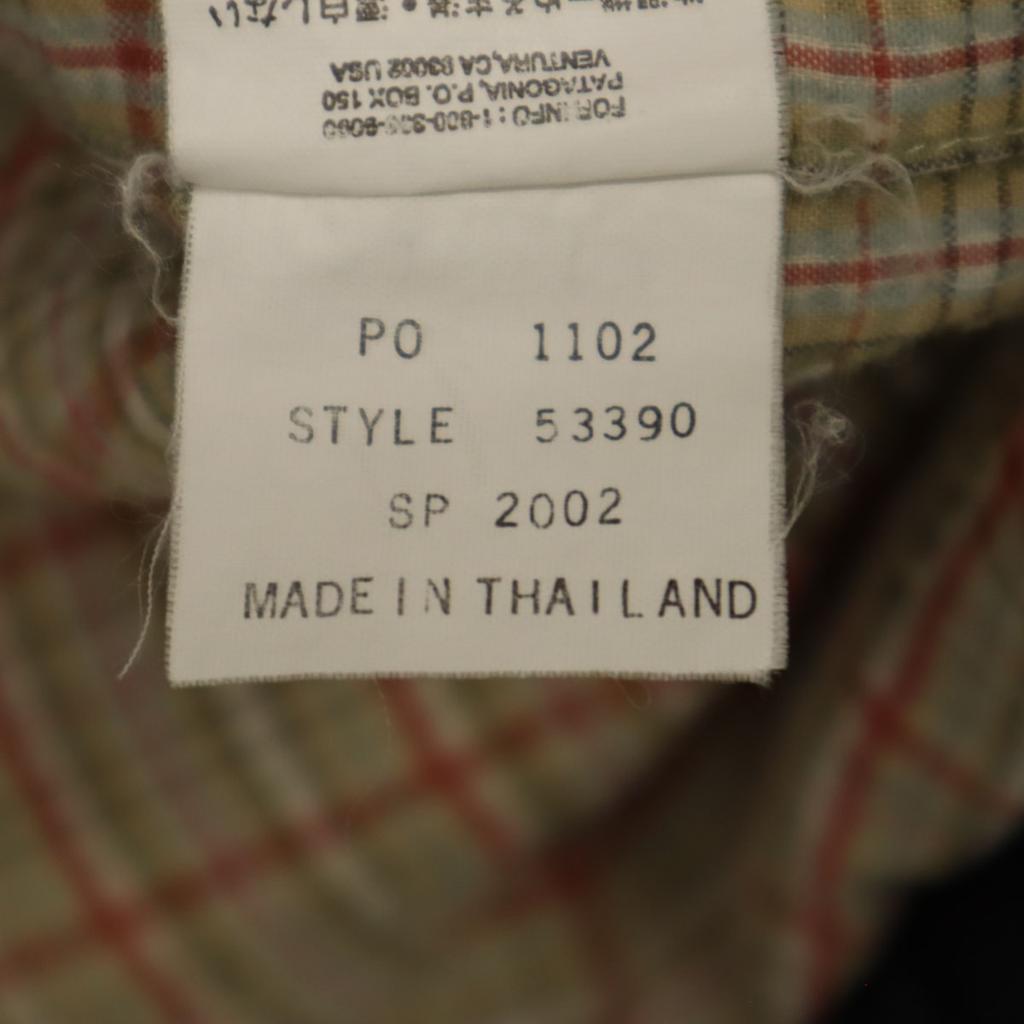 Patagonia Check Pattern Short Sleeve Seersucker Shirt 53390SP02 Outdoor Women Used