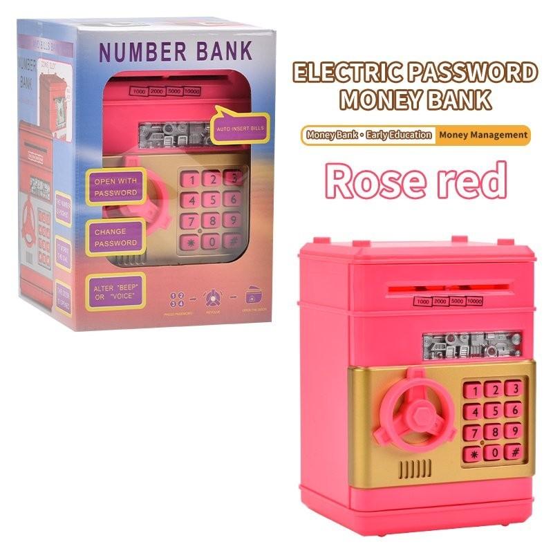 Creative Large Capacity Automatic Coin Bank In Modern Design For Kids With Fun Colors