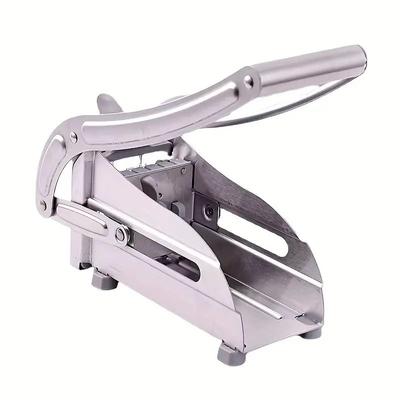 1pc Household Potato Cutter Machine Stainless Steel Vegetable Slicer Multi-functional Tool for Cutting Potatoes and Vegetable