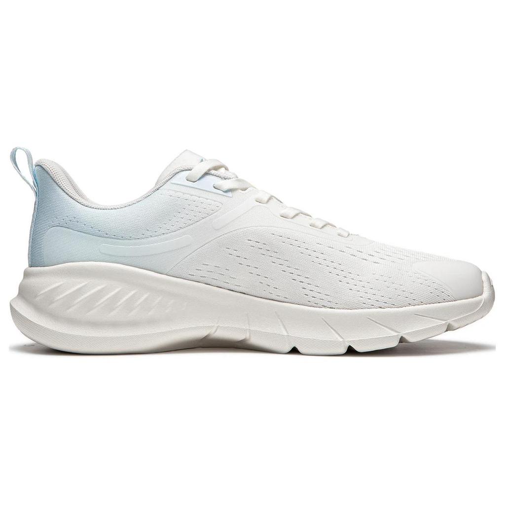 Li Ning Stoff Niedriger Schaft Freizeit Laufschuhe Damen Weiß Blau ARSU006-5