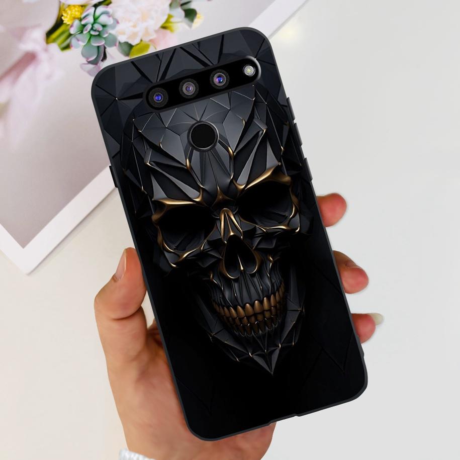 For LG V50 ThinQ 5G Case LM-V500EM Phone Cover Fashion Flower Butterfly Soft Silicone Back Cover For LG V40 V50s Thinq 5G Bumper