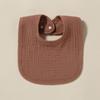 Cotton Gauze Baby Bibs Autumn New Solid Color Infant Bib Newborn Burp Cloths for Kids Boy Girl Spring Soft Feeding Saliva Towel
