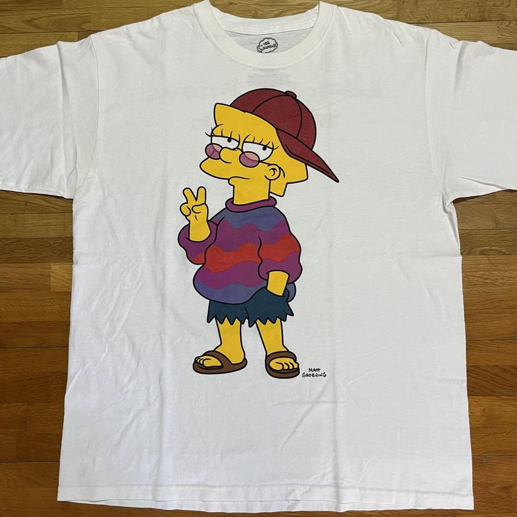 [USED] The Simpsons 00s Double-Sided Print T-Shirt The Simpsons Anime T
