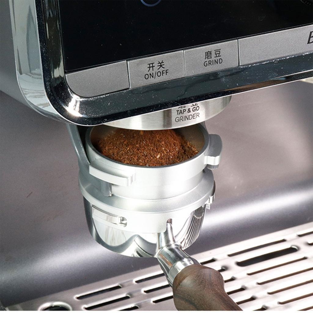 58mm Dosing Funnel Coffee Dosing Rings Universal Funnel Coffee Accessories Aluminum Alloy Material for Coffee Machines