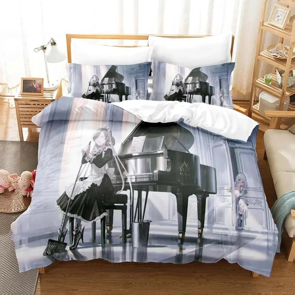 3D Print Anime - Azur Lane Bedding Set Single Twin Full Queen King Size Bed Set Adult Kid Bedroom Duvet cover Sets Home Textiles