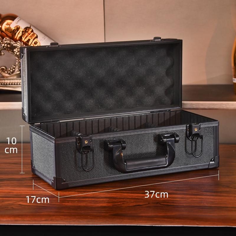 Premium Aluminum Watch and Jewelry Storage Box - Secure Mechanical Watch Collection Display