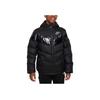 Nike Down Jacket With Brand Logo Print And Zippered Hood Kids Jackets Black FB6831-010