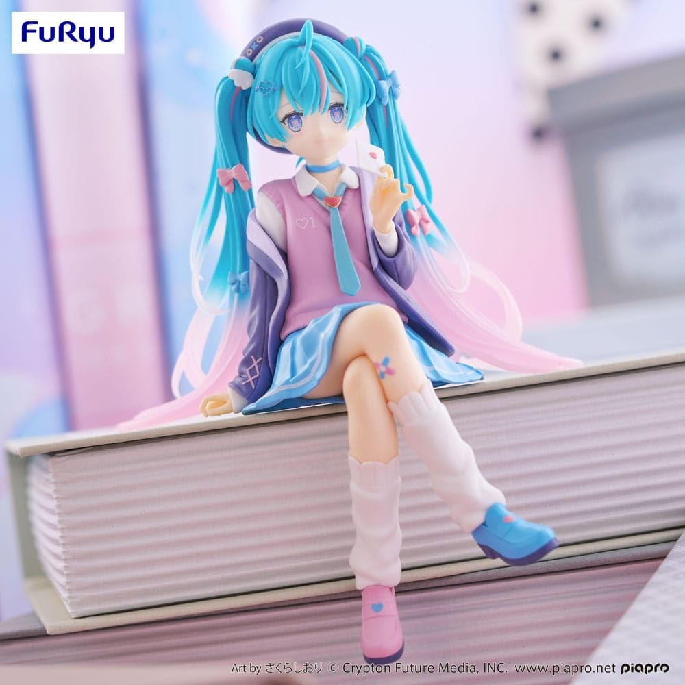 Furyu Hatsune Miku Series Noodle Stopper Figure Love Struck Blazer Navy Ver