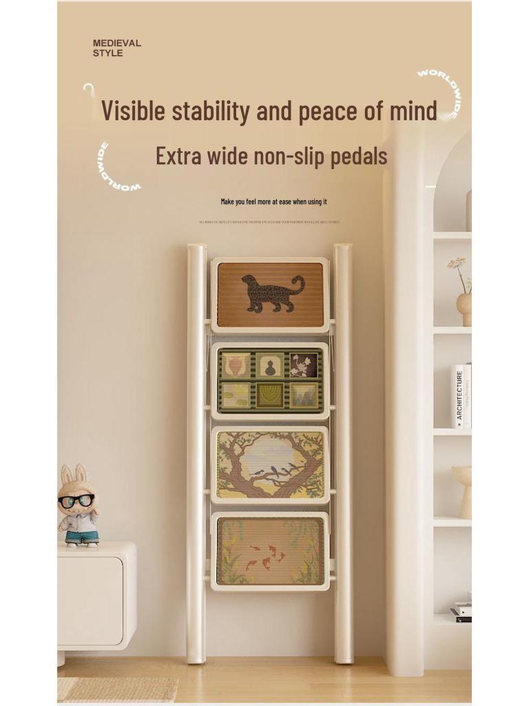 Meishida Chinesischer Stil Tragbarer Teleskopischer A-Rahmen Trittschemel für Innenbereich