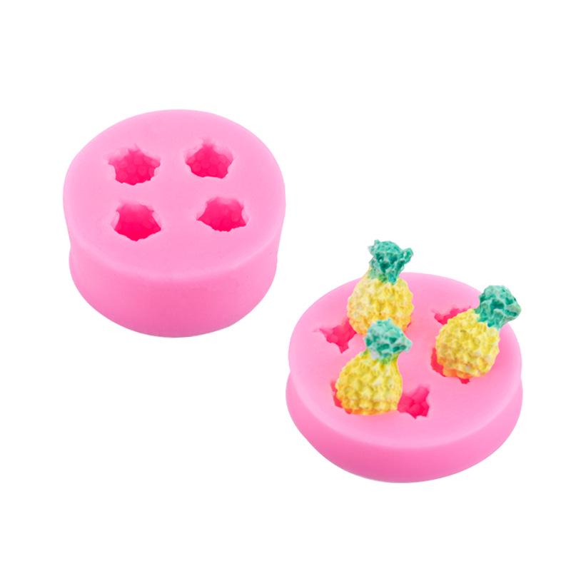 Silicone Fruit Set Mold for Fondant, Cake, and Chocolate Decorations