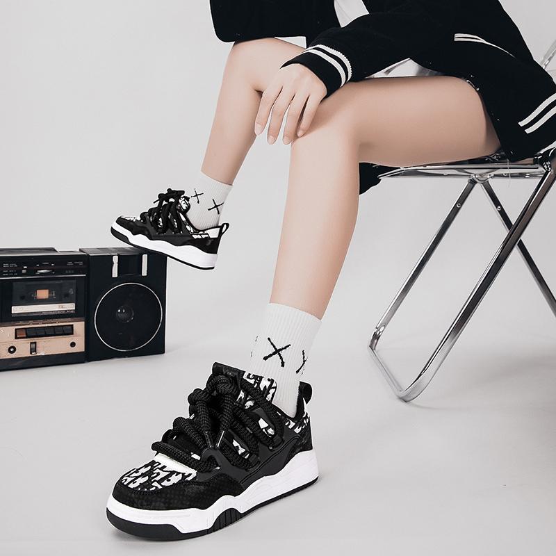 New Couple Style Board Shoes, Student Bread Shoes, Versatile Board Shoes, Cross-border Plus Size Trendy Shoes