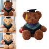 Graduation Teddy Bear Plush Bachelor's Clothing Cap Certificate Gift