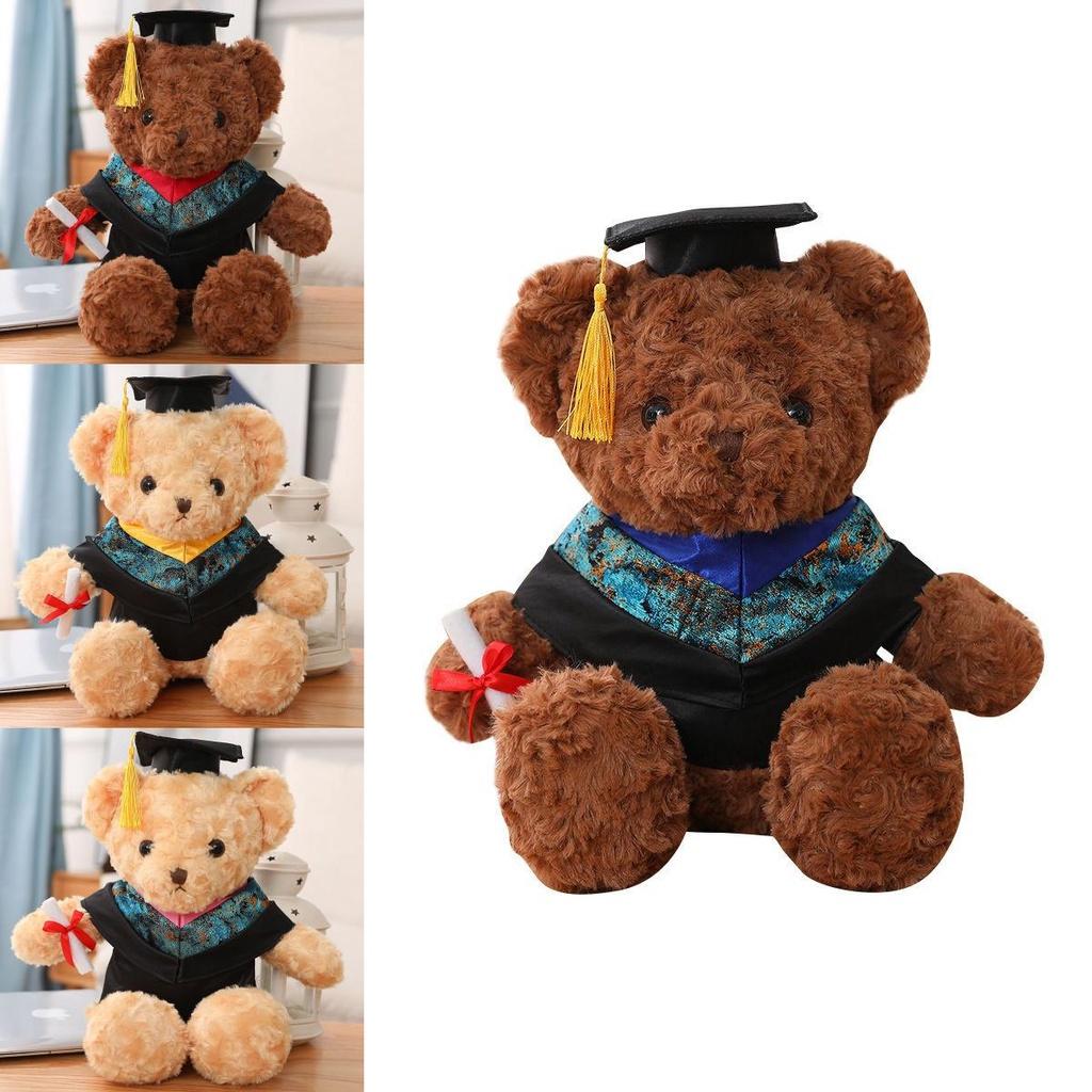 Graduation Teddy Bear Plush Bachelor's Clothing Cap Certificate Gift