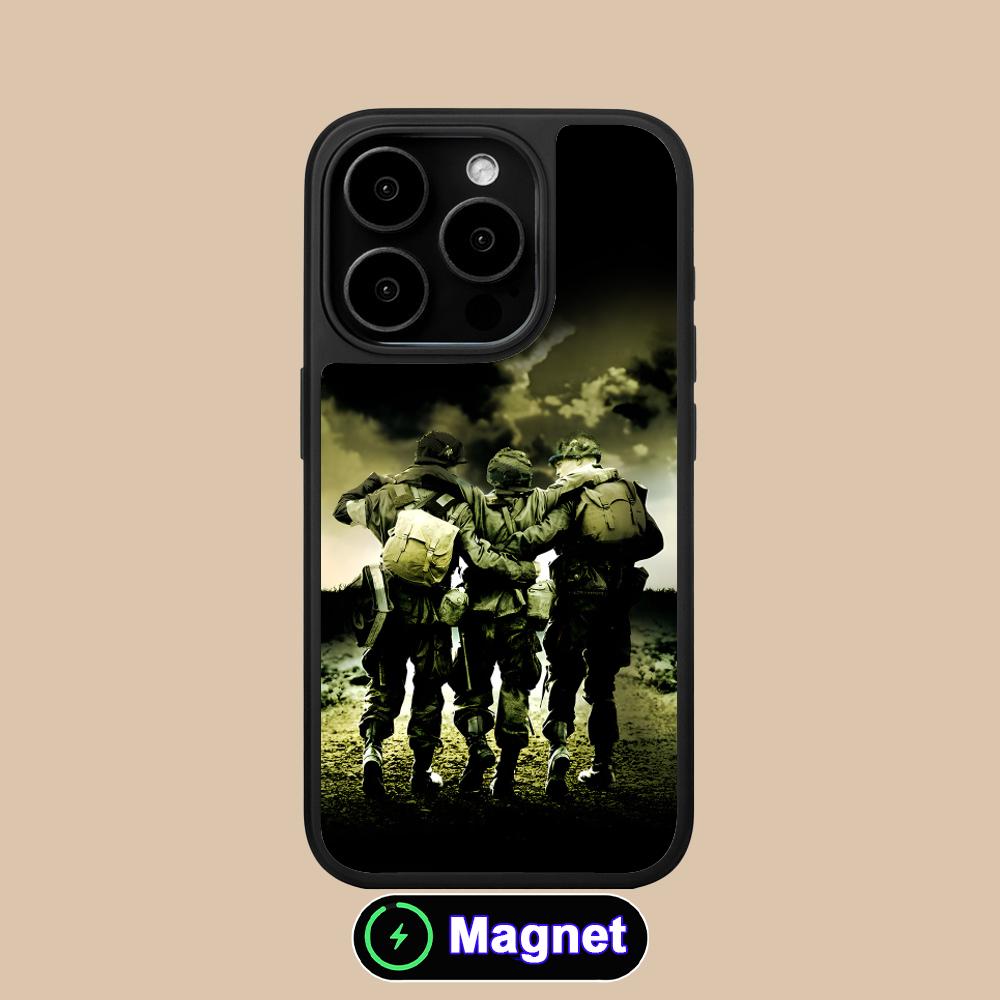 

Band of Brothers Phone Case for iPhone 17 16 15 14 13 12 11 Air Pro Max Plus Matte Surface Magsafe Cover iPhone 11