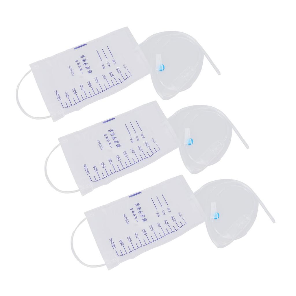 20pcs Enema Bag Kit 1000ml Improve Constipation Disposable Hygienic Colon Enema Cleansing Bag for