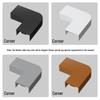 Gray Surface-Mounted PVC Wiring Raceway Cover Organizer